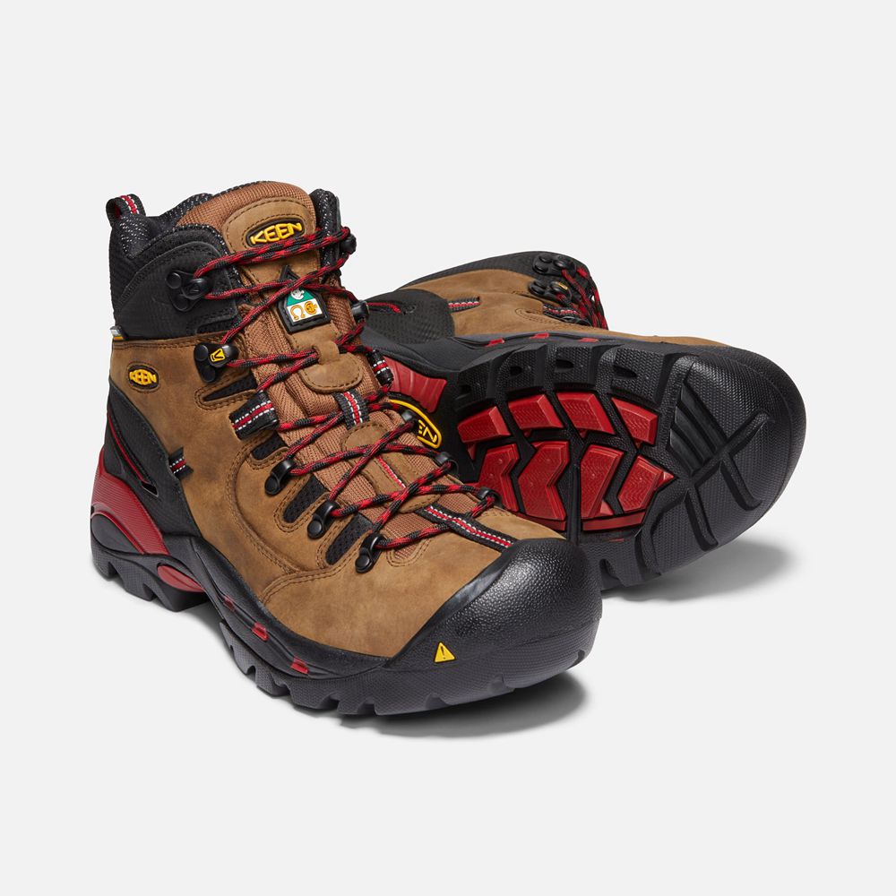 Keen Trekking Bot Erkek Kahverengi/Siyah - Csa Hamilton Waterproof (Carbon-Fiber Toe) - Türkiye VHOM